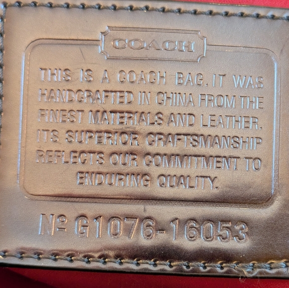 Coach Black and Red Graphic Crossbody Bag - Picture 2 of 9